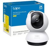 Tapo C220 - IA Cámara Vigilancia 360°, 2K 4MP QHD, Inteligente de IA, Visión Nocturna, Audio Bidireccional, Detección Movimiento, Admite Tarjeta SD 512G, Control Remoto, Fácil configuración