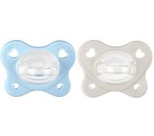 Chicco Chupete Ph Dual Soft Silicona Azul 2-6M 2Uds