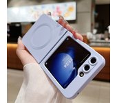 Official Liquid Silicone Matte Armor For Magsafe Magnetic Case For Samsung Z Flip ZFlip 6 5 4 3 ZFLIP6 Wireless Charging Funda