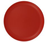 MONOUSO | Plato Reutilizable Durable PP Mineral Rojo Ø27,4cm (54 Uds)