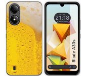 Funda Silicona para Zte Blade A33s diseño Cerveza Dibujos