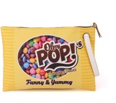 Neceser Oh My Pop Amarillo con Estampados y Cremallera