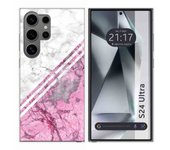 Funda Silicona para Samsung Galaxy S24 Ultra 5G diseño Mármol 03 Dibujos