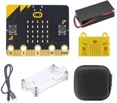 BBC Microbit Go Start Kit BBC DIY Projects Programmable Learning Development Board+Protective Case+Storage Bag