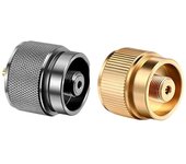 2 PCS Camping Stove Adapter Camping Gas Adapter Connection for Butane Canister to Screw Gas