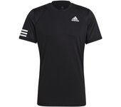 ADIDAS Camiseta Club 3-Stripe Hombre manga corta negro de tenis y padel - GL5403