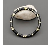 38mm*31.5mm Flat Resin Aluminium Watch Bezel Insert Fits SKX007 SKX009 SRPD Watch Case NH36 NH35 Movement Men Watch Parts