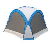 Carpa camping con mosquitera Aktive, Tienda de campaña con mosquitera y ventilación  Medidas 350x350x260cm  Carpa camping plegable de fácil montaje y transporte  Tejido impermeable, toldo camping