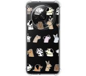 Tumundosmartphone Funda Silicona Antigolpes para Xiaomi Redmi A3 diseño Perros Dibujos
