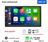 Universal Car Radio MP5 Player CarPlay Android Auto 7Inch 2 Din Car Radio Autoradio Multimedia Player Full Touch Screen USB TF