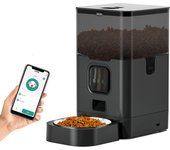 4L Automatic Pet Feeder Large Capacity Tuya APP Smart Cat Feeder Dog Slow Food Dispenser With WIFI Voice Timing Auto Pets Bowl