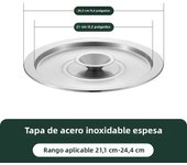 20/22/24cm Cookware Lid Cooking Pot Cover Wok Cover Frying Pan Lid Flat Pan Cover Stainless Steel Lid For Bowls Basins