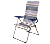 Silla Playa  Plegable Aluminio Mykonos 5 Posiciones 61X69X108 Cm Con Asa. (Color Baby 62602)