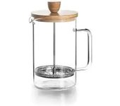 CAFETERA EMBOLO MADERA 800ML