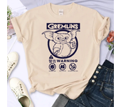 2024 Personalized Street Fashion Gremlins T-shirt Women's Anime Street Fashion Manga T-shirt Women's Designer Clothing