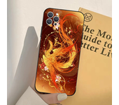 1pc Phoenix Art Phone Case Silicone Soft For IPhone 16 15 14 13 12 11 Plus Pro Max Plus