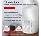 Portable Air Purifier Household Air Cleaner Mini Desktop Air Purifier With HEPA Filter Air Freshener Air Cleaner For Home Office