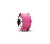Charm PANDORA 793107C00 Mini Cristal de Murano Rosa Plata Ley - Joyería Mujer