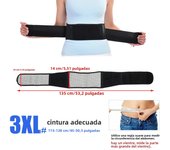 BYEPAIN Tourmaline Self-heating Magnetic Therapy Waist Support Belt Lumbar Back Waist Support Brace Double Banded Adjustable