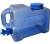 Maxia Market - Dispensador de agua con grifo de plástico PETG para frigorífico, Depósito para bebidas rellenable ideal para oficina, acampada, zumos y cócteles