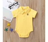 Newborn Baby Romper 0-12 Months 2023 Summer Solid 5 Colors Polo Infant Baby jumpsuit new born Bebies Roupas Kids