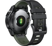 Correa de Silicona para Garmin Fenix 8 - 51mm / Fenix 7X Pro / Fenix 6X Pro / Enduro 3 / Epix 2 Pro 51mm, Double Color Conectores Quickfit 26mm