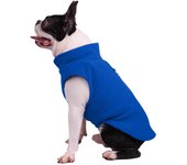 Fleece Vest Dog Sweater Warm Pullover Fleece Dog Jacket with Leash Ring Winter Pet Clothes for Small Dogs Cats Boy or Girl
