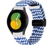 20mm/22mm Watch Strap For Samsung Galaxy watch 4 classic 5 pro 3 active 2 S3 Magnetic braided bracelet correa Huawei watch GT2 3