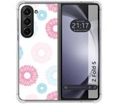 Funda Silicona Antigolpes para Samsung Galaxy Z Fold 5 5G diseño Flores 06 Dibujos