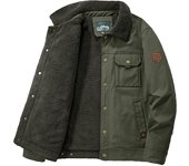 Men 2025 Winter New Fleece Thick Warm Jacket Men Fashion Casual Windproof Coat Men Autumn Outwear Outdoor Fur Collar Jacket Men