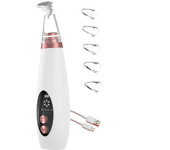 Succionador de Poros y Puntos Negros Espinilla Quita Granos Equipo o Aparato Aspirador Impurezas Facial Recargable 6 cabezales Intercambiables 3 modos de potencia Limpiador de Sebo Grasa Extractor Limpieza a Fondo
