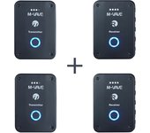 M-VAVE WP-9 Wireless Monitor System 2.4GHz Earphone System Rechargeable Transmitter Receiver Stereo Mono with Mute Function