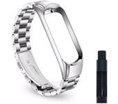 For Xiaomi Mi Band 5 Metal Strap Stainless Steel For Xiaomi band 6 Bracelet Replacement Strap Mi Band 4 3 Strap Wristbands