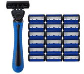 1 Handle + 12 Blades/ Men And Women Body Hair Bikini Safety Razor Blade Female Hair Removal Shaving Shaver Replacement Heads