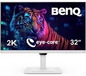 Benq Monitor Gw3290qt (9h.llhla.tbe) (q1'23) 31.5” Ips 2k Qhd Usb-c Eye-care, Altavoces Y Micrófono Con Cancelacion De Ruidos, R
