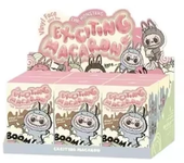 Labubu Corazón Monstruo Macaron Enamel Face Blind Box Muñeca Kawaii para Fiesta de Navidad