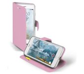 Funda de piel iPhone SE (2020) / 8 / 7 / 6s / 6 SBS libro función atril rosa