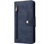Wallet Phone Case Magnetic Buttons Zipper Leather Case For Samsung Galaxy S24 Ultra S24 S23FE S23 S22 Ultra S22 S21 Series