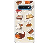 Funda original compatible con Samsung Galaxy S10 - Friends Food Stickers