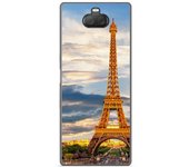 Tumundosmartphone Funda Gel Tpu para Sony Xperia 10 Plus diseño Paris Dibujos