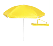 Sombrilla playa antiviento 180 o 200 cm, Max Air, marinera, forma octogonal, protección UV50 y revestimiento plateado, 8 varillas fibra de vidrio, mástil inclinable Ø28/32 mm, incluye funda con asa, con ventilación superior.pincho color se envía al azar.