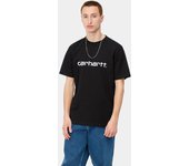 Camiseta Carhartt negra S/S Script T-Shirt