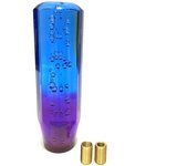 10/15/20cm Blue Purple Shift Knob Crystal Transparent Gear Shift Knob Car Modification Universal Manual Automatic Shift Knob