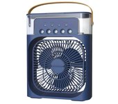 Aire Acondicionado Portátil Refrigerador Evaporativo Seis Pantalones Luz de 7 Colores Tres Velocidades Mini Aire Acondicionado Personal Fuente de Alimentación SUB Ahorro de Energía Protección