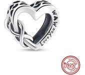 Fit Original Pandora Charm Bracelet DIY Jewelry 925 Sterling Silver Love Travel Flower Lipstick Family Friend Pendant Fine Beads