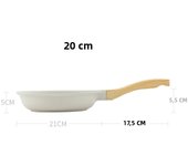 Durable Frying Pan Wok Pan Non-stick Ceramic Pot Induction Gas Stove Universal Cookware Steak Cooking Saucepan Nonstick Pan