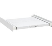 vidaXL Kit de apilamiento para lavadora con estante extraíble