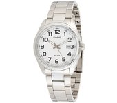 Casio MTP-1302PD-7BVEF Reloj Hombre Blanco Analógico Cuarzo con Correa de Acero Inoxidable
