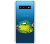 Funda compatible con Samsung Galaxy S10 - Monstruo verde