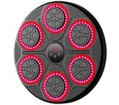 SOMY Máquina de Boxeo De Música inteligente Bluetooth 2024: Entrenador electrónico montado en la pared para adultos y niños - Equipo de perforación Interactive para partidos en casa - Ideal para niños